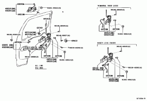 ПЕРЕДНИЙ ЗАМОК ДВЕРИ И РУЧКА