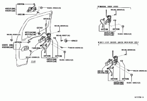 ПЕРЕДНИЙ ЗАМОК ДВЕРИ И РУЧКА