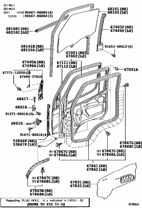ПЕРЕДНЯЯ ПАНЕЛЬ ДВЕРИ И СТЕКЛО