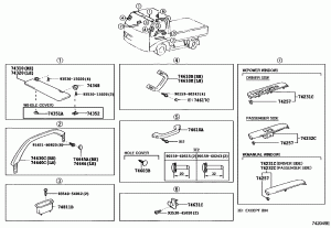 КОЗЫРЬКИ.РУЧКИ САЛОНА