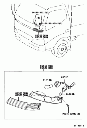 ПЕРЕДНИЙ ФОНАРЬ ПОВОРОТНИКА