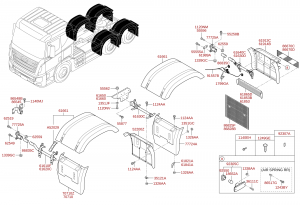 Крыло переднее, заднее