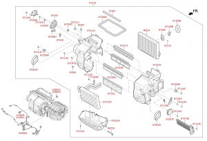 Радиатор отопителя салона
