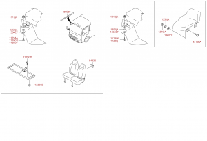 Сиденье пассажира (A)