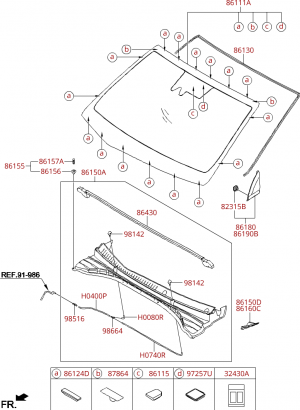 Стекло ветровое