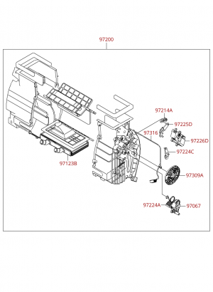 Климатическая установка - узел вентилятора