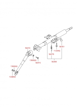 Рулевая колонка и вал