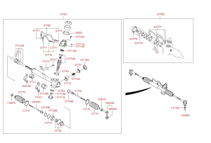 Ремкомплекты рулевого управления