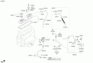 Крышка головки блока цилиндров