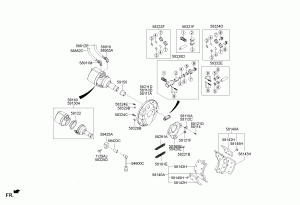 Барабанный тормозной механизм заднего колеса