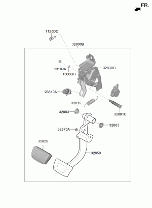 Педаль тормоза