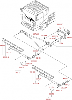Стеклоочиститель ветрового стекла