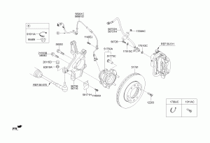 Передний мост и ступица