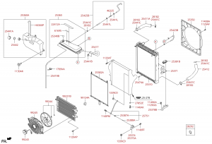 Шланг радиатора и бачок