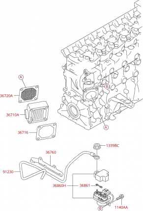 Подогреватель воздуха на впуске