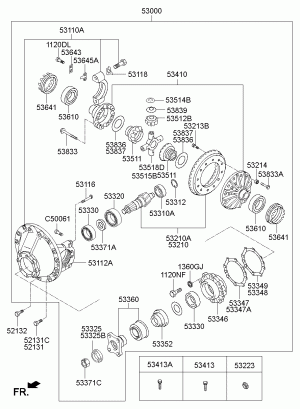 Чашка дифференциала заднего моста