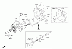 Вилка выключения сцепления