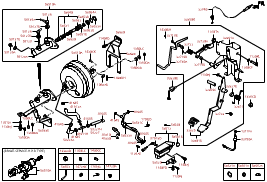 Усилитель, главный цилиндр и бачок