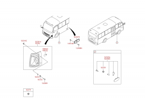 Блок-фара и боковой повторитель указателя поворота