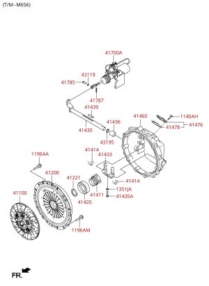 Вилка выключения сцепления
