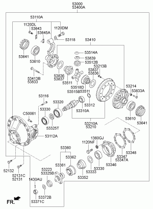 Чашка дифференциала заднего моста