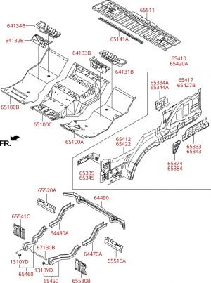 Передний пол