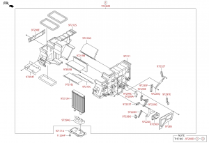 Радиатор отопителя салона