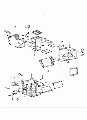 Радиатор отопителя салона