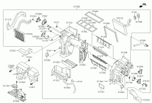 Радиатор отопителя салона