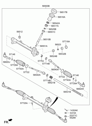 Тяга рулевая, маятник, поперечная тяга