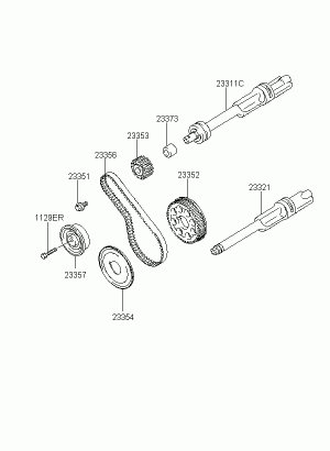 Ремень привода балансирного вала