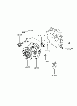 Вилка выключения сцепления