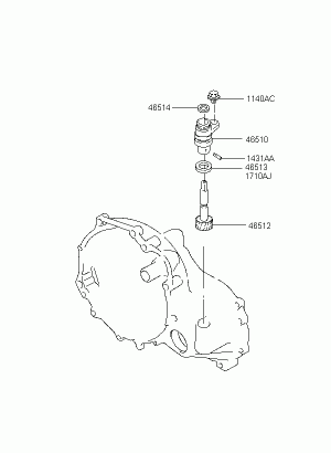 Ведомая шестерня привода спидометра