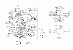 Клапанный блок коробки передач