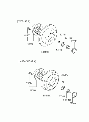 Ступица заднего колеса