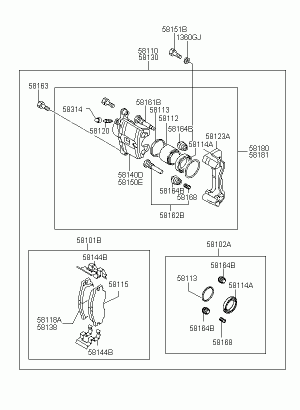 Тормозной механизм переднего колеса