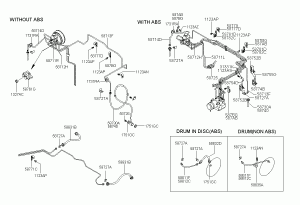 Трубопровод гидропривода тормозов