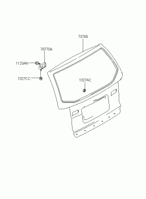 Панель задняя