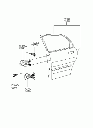 Панель задней двери