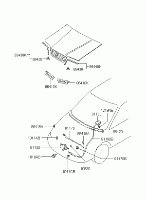 Отделка капота