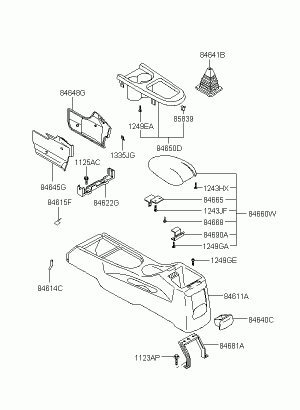 Консоль пола