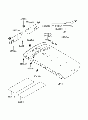 Протисолн.козырьки и передняя облицовка