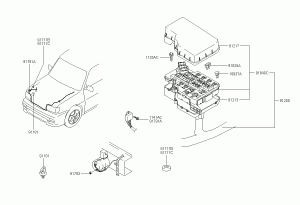 Электропроводка отсека двигателя