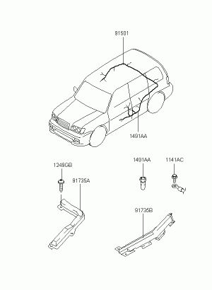 Проводка задняя
