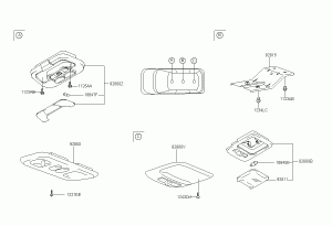 Лампа салона