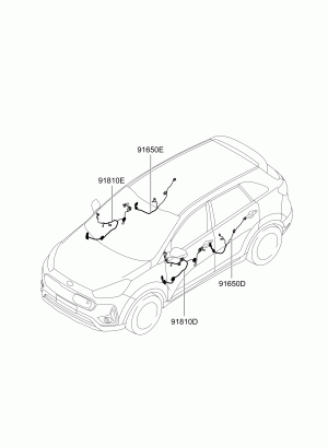 Электропроводка двери