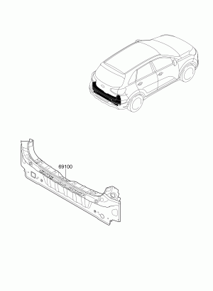 Задняя панель и крышка багажного отделения