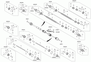 Карданная передача (FRONT)