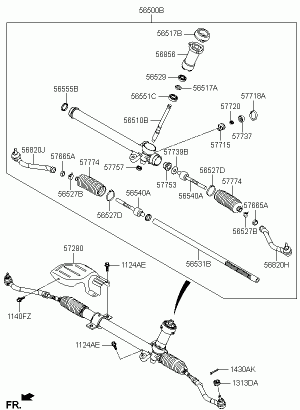 Тяга рулевая, маятник, поперечная тяга