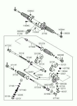 Тяга рулевая, маятник, поперечная тяга